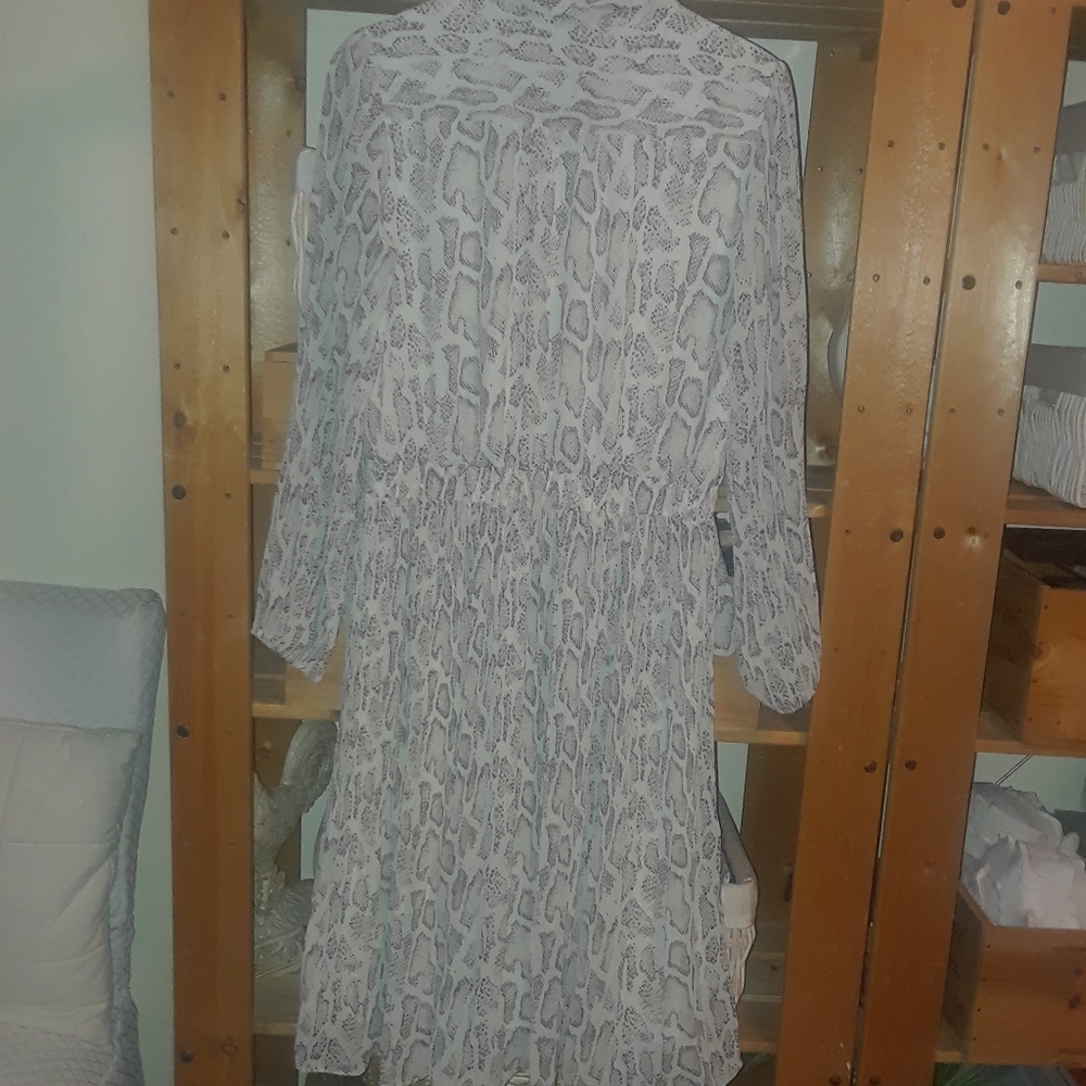 CURRENT AIR ANTHROPOLOGIE Snake Olivia Pleat dress - Picture 11 of 11